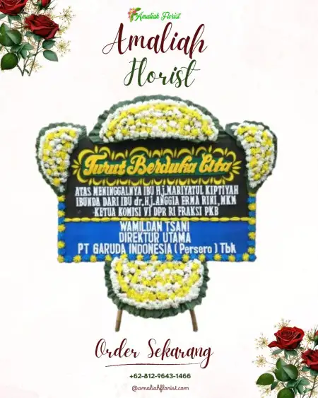 Papan Bunga Duka Panggung Rawi